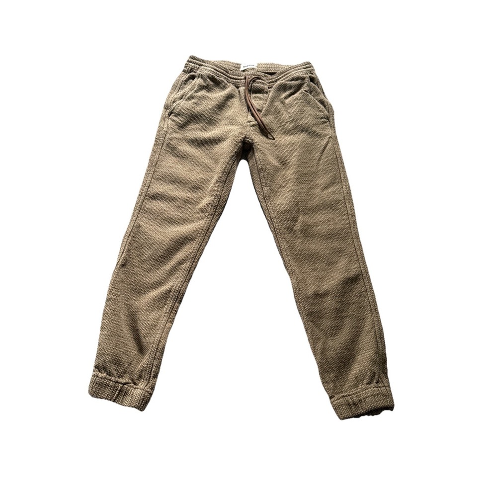 Taylor Stitch Men's Khaki Green The Après Jogger Pants Small